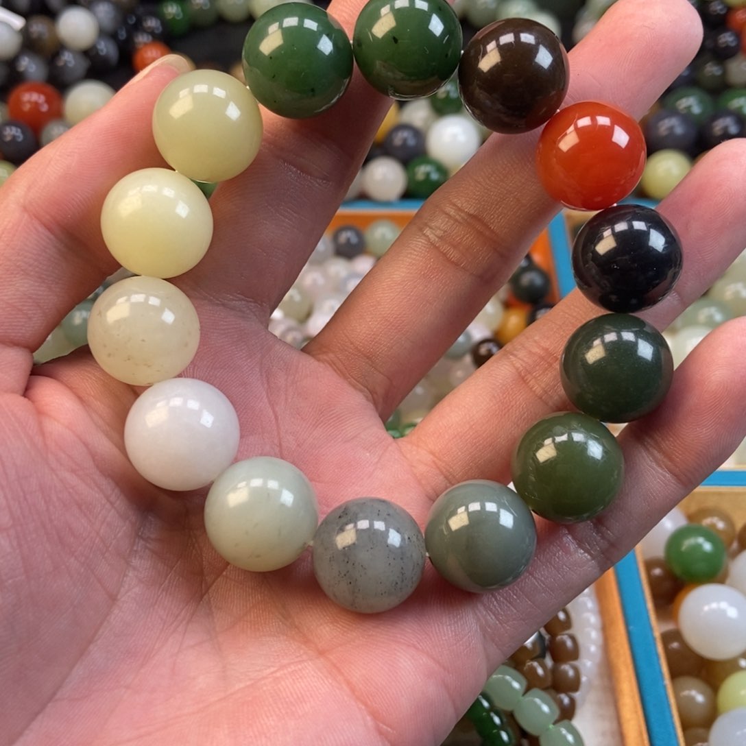 和田玉手串未镶嵌卡16福利多宝