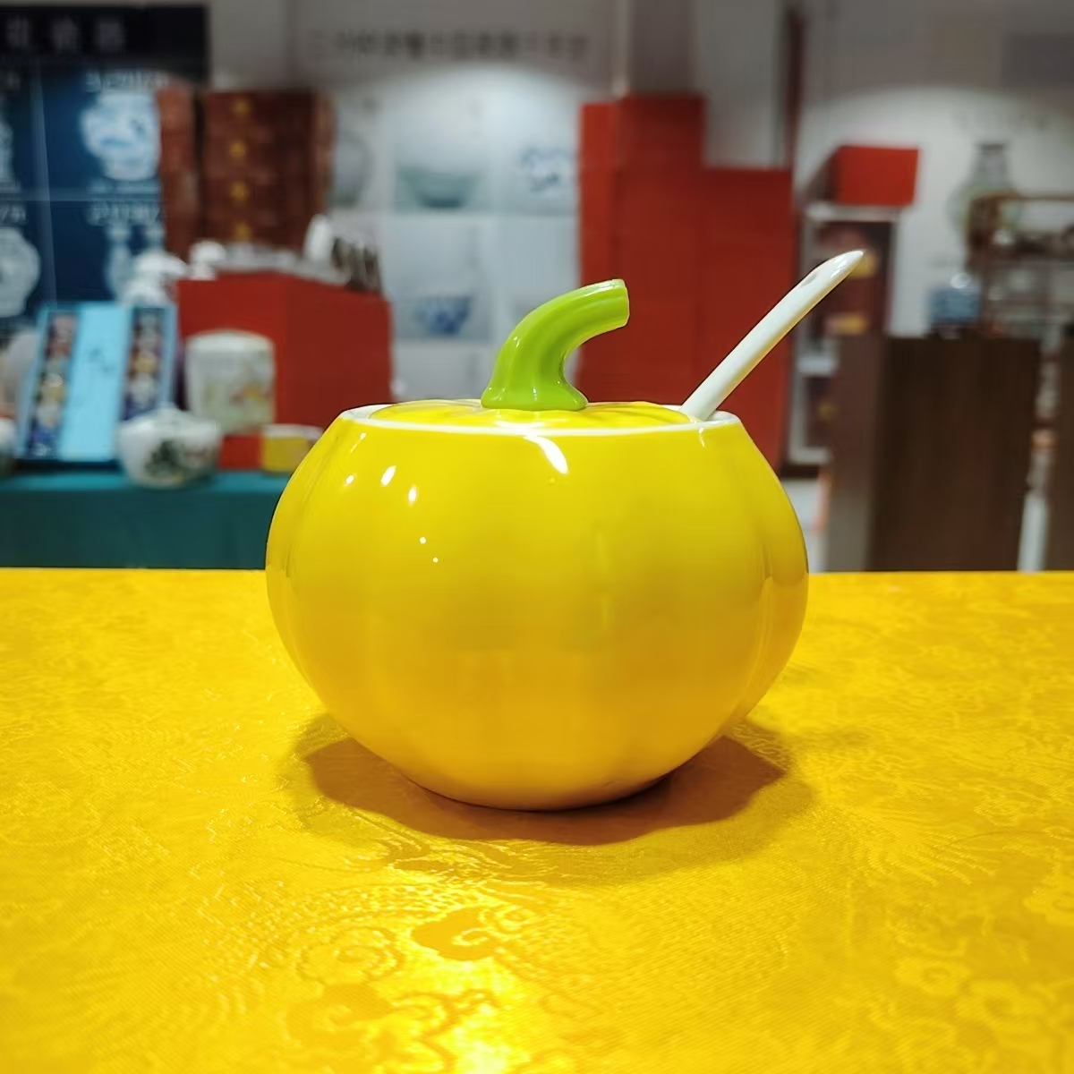 【袁氏瓷业】南瓜调味罐