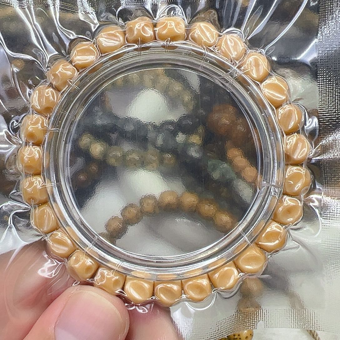 星月菩提手串46傲世龙脊菩提单圈无相8.5