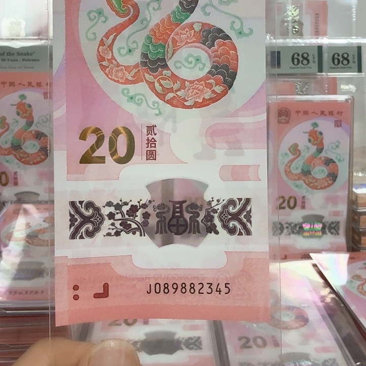 塑料小蛇钞号码089882345