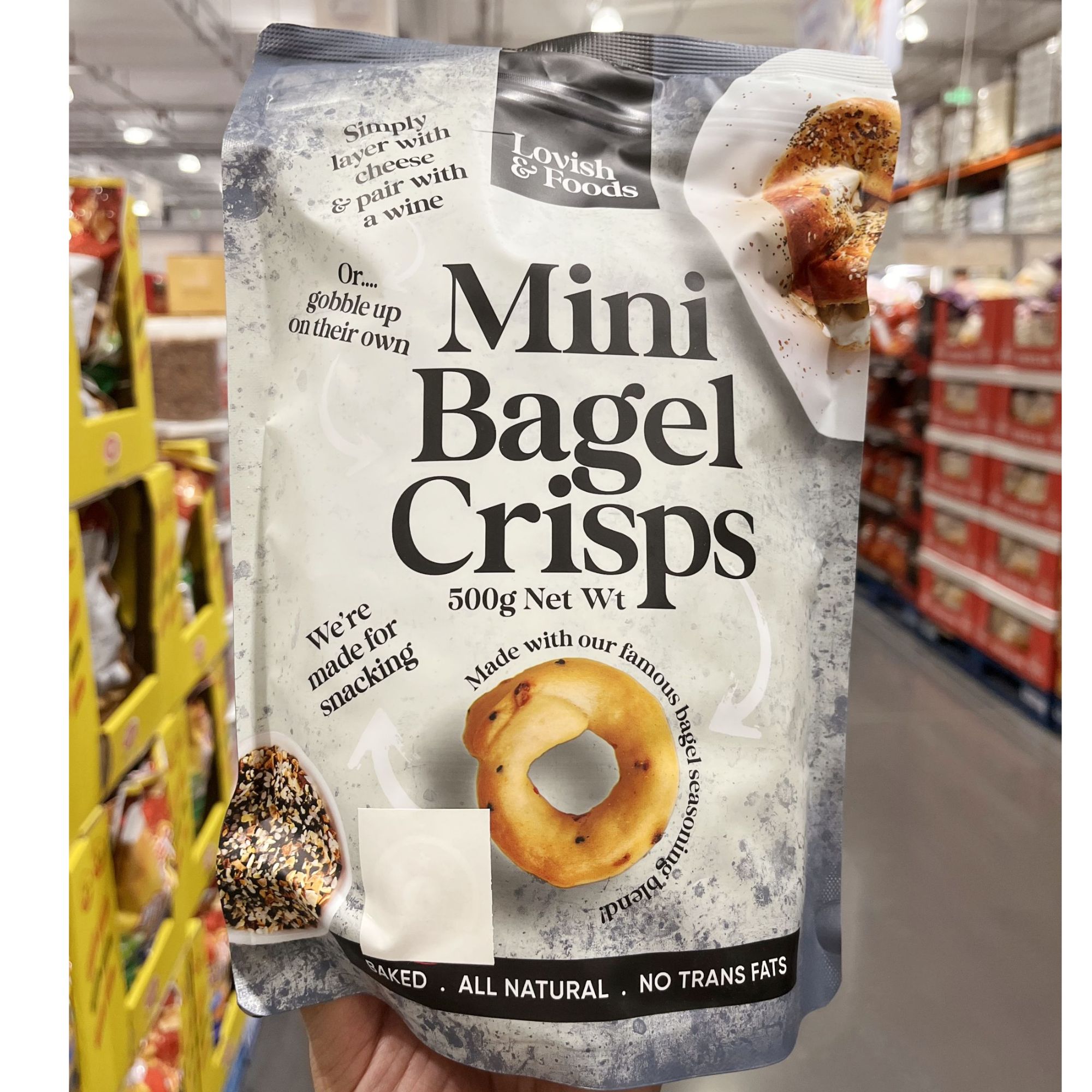 开市客Costco澳大利亚迷你贝果圈饼干香脆零食点心