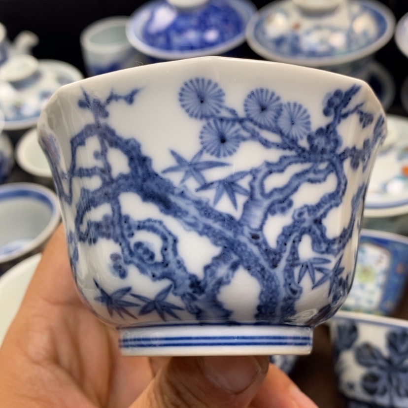 【闪购商品】景德镇青花主人杯