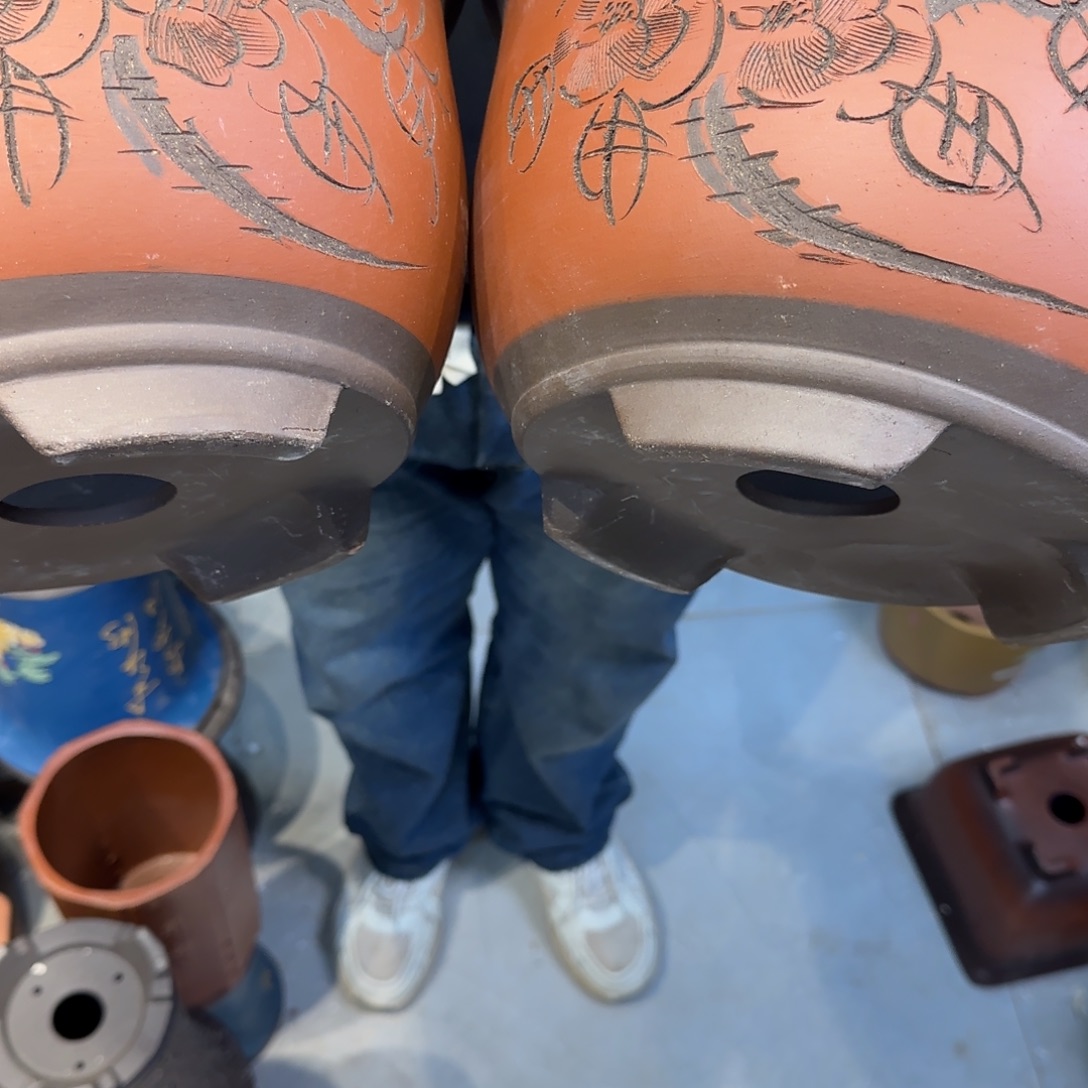 花盆紫砂口径23.14口径