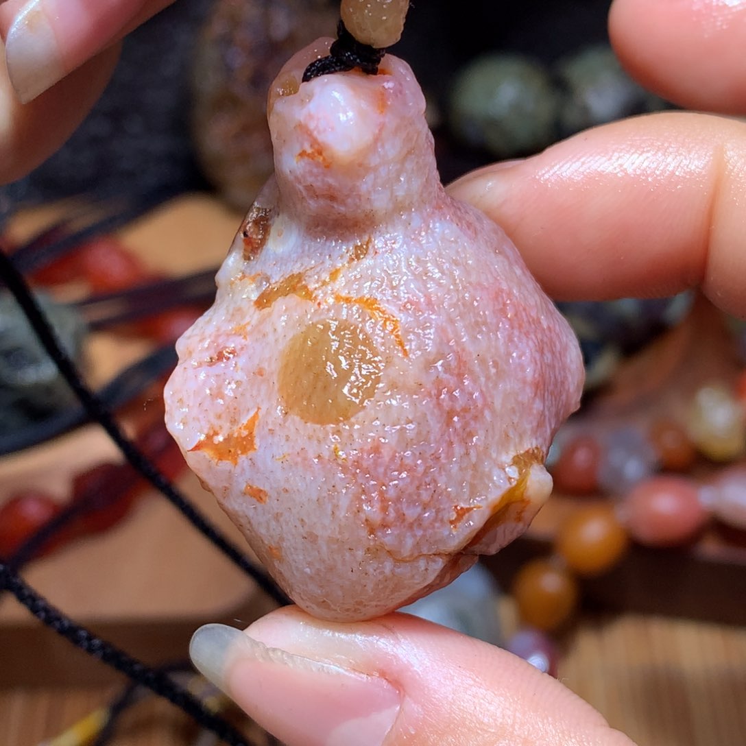 未镶嵌玛瑙/玉髓珠宝半成品