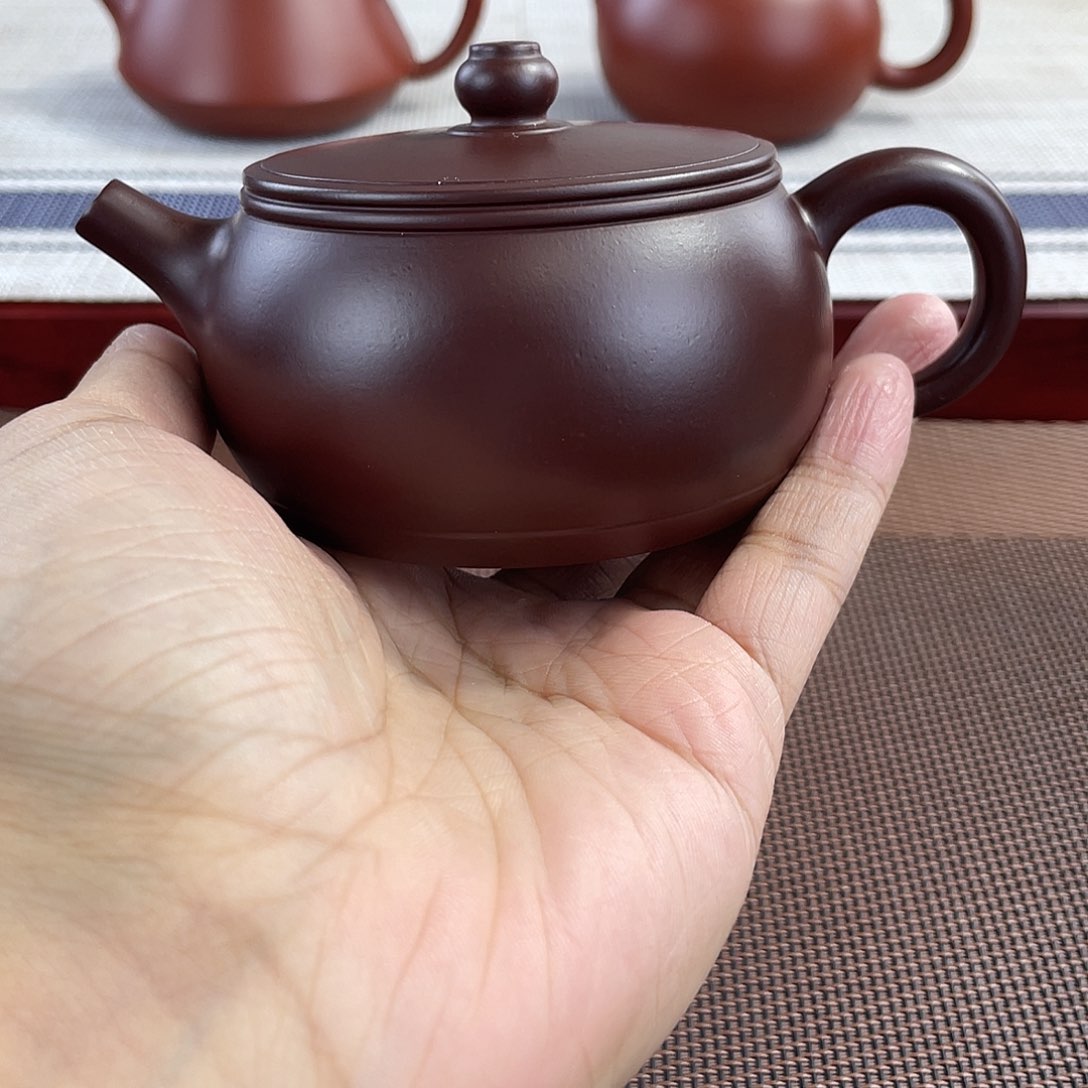 紫泥壶原矿紫泥扁鼓器型150