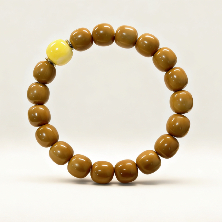 沐枫出品【12 - 14mm精工高抛龙岩老型】猴头手串原生态