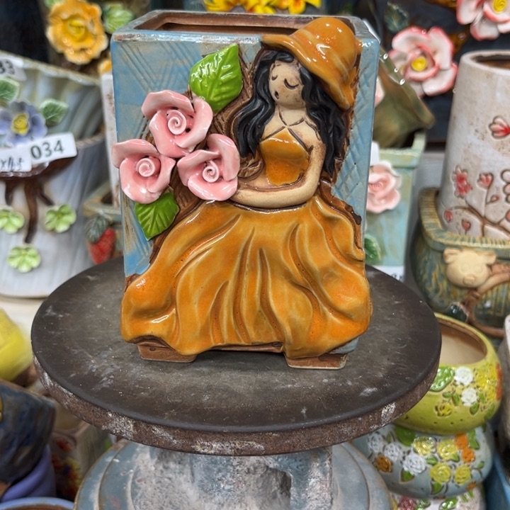 紫砂花盆粗陶材质多肉花盆