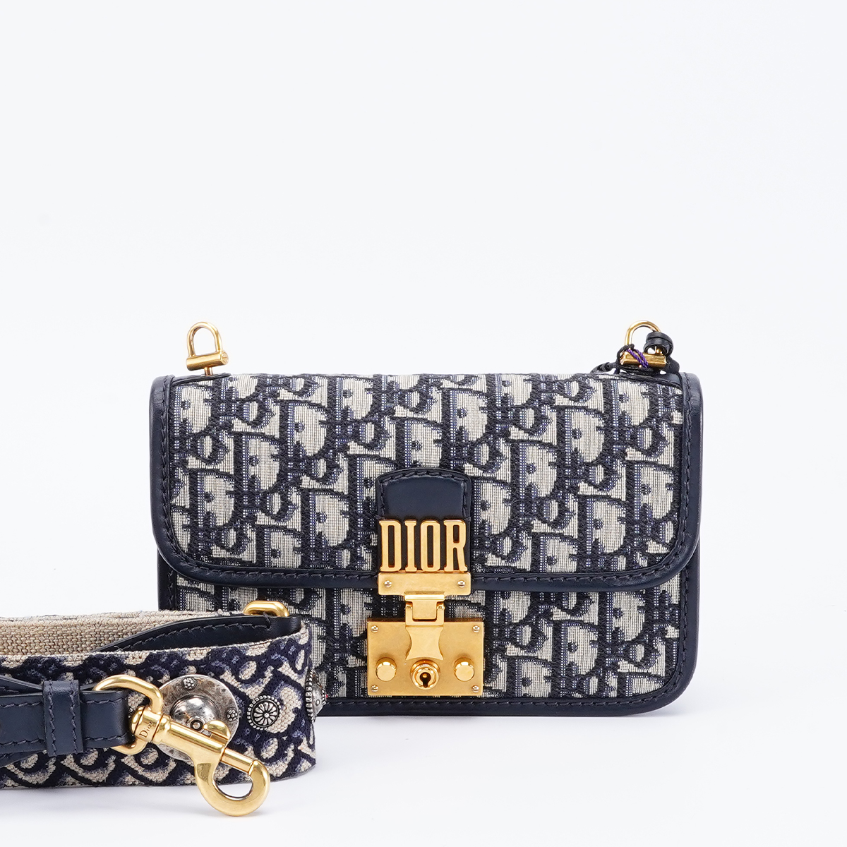 95新 DIOR/迪奥 【总仓】addict邮差包中号配重工肩带/BG22017882