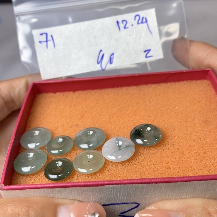 糖***甜定制翡翠未镶嵌不退