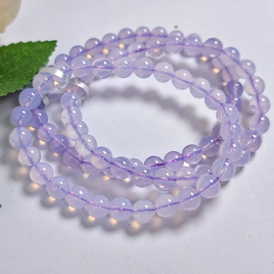 【书记甄选】天然紫玉晶单圈手链 多样性发一件 约9mm 6480YW