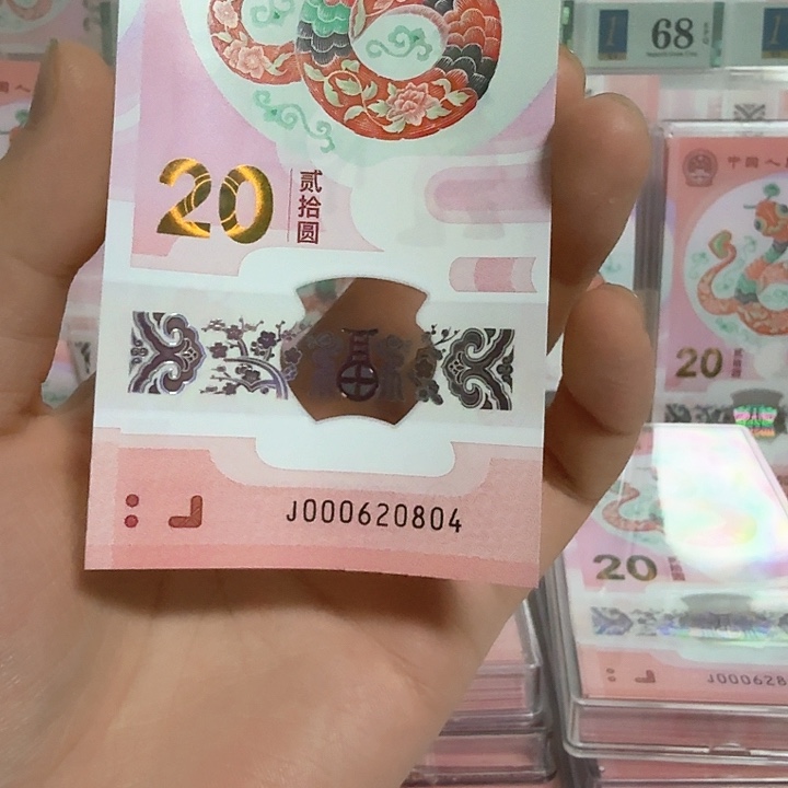 塑料小蛇钞号码000620804