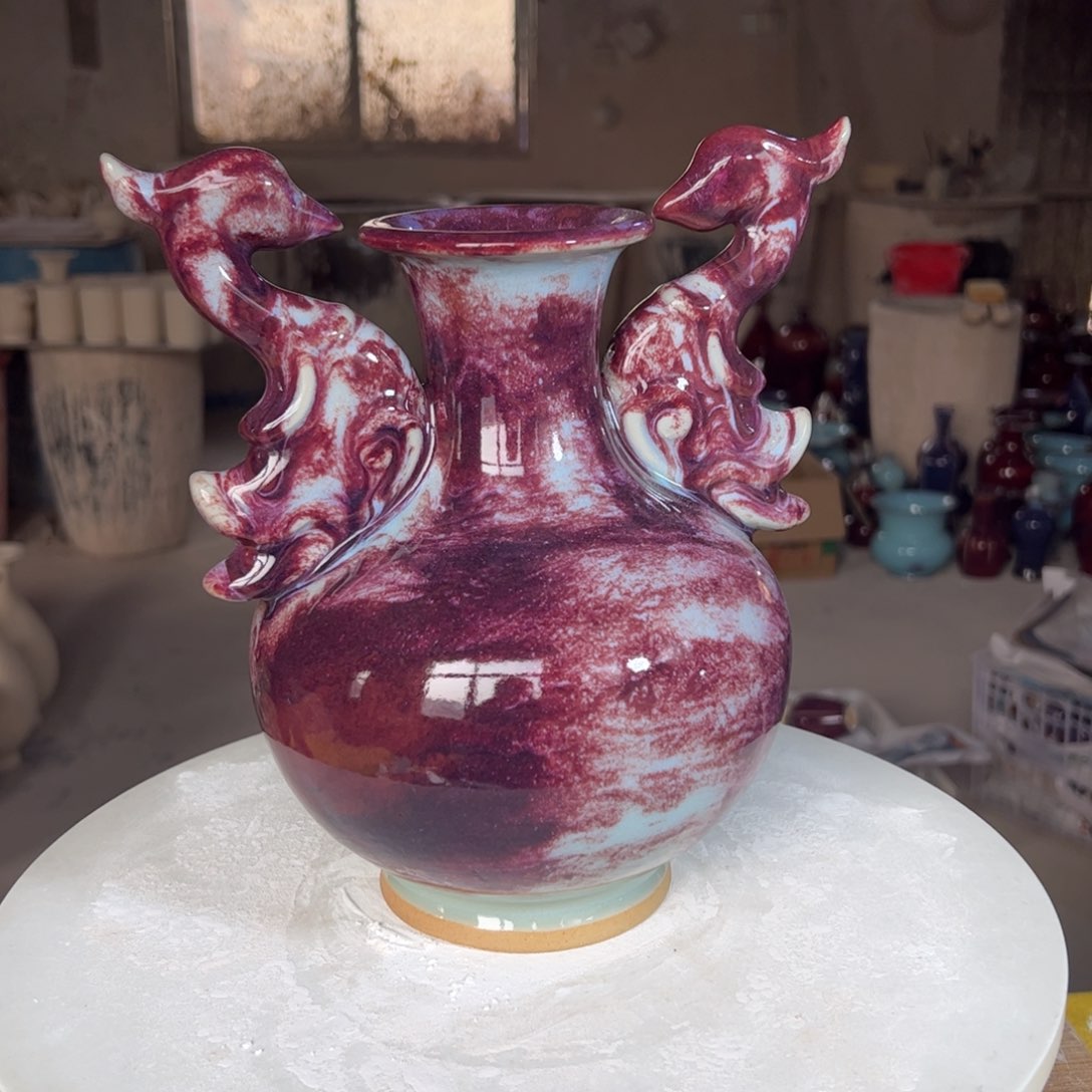 摆件郑家钧窑摆件