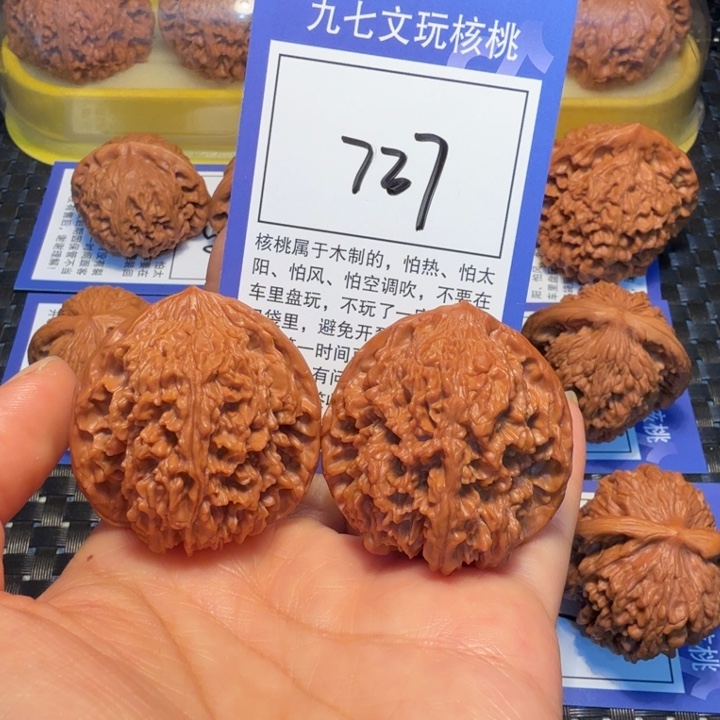 文玩核桃把件737满天星39