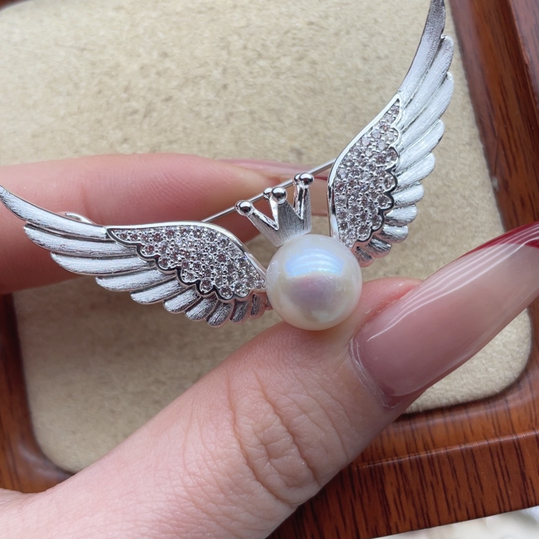 未镶嵌淡水珍珠胸饰A10