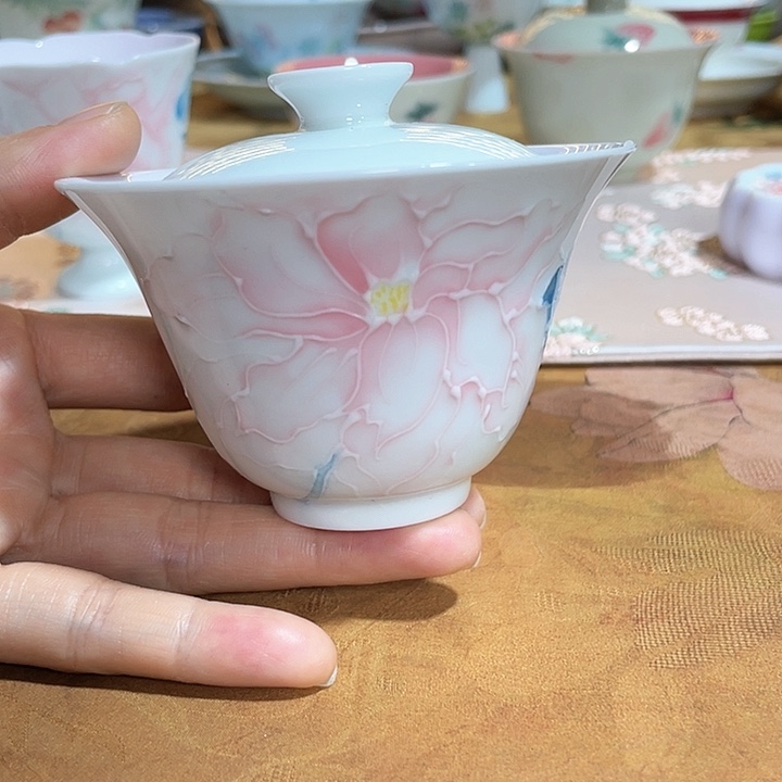 【闪购商品】国色惊城盖碗哈哈哈