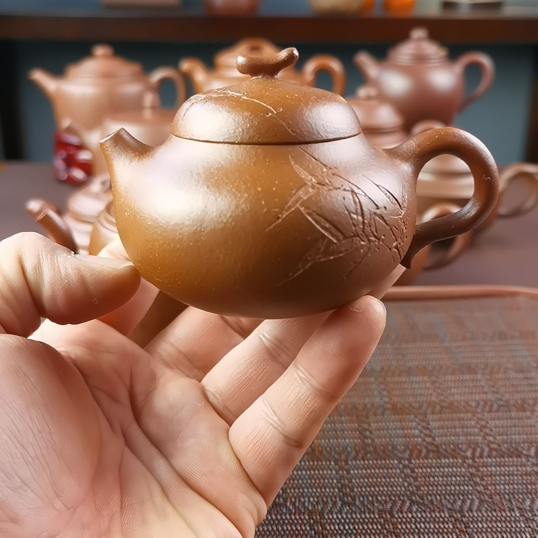 紫砂茶壶降坡茄瓜150CC