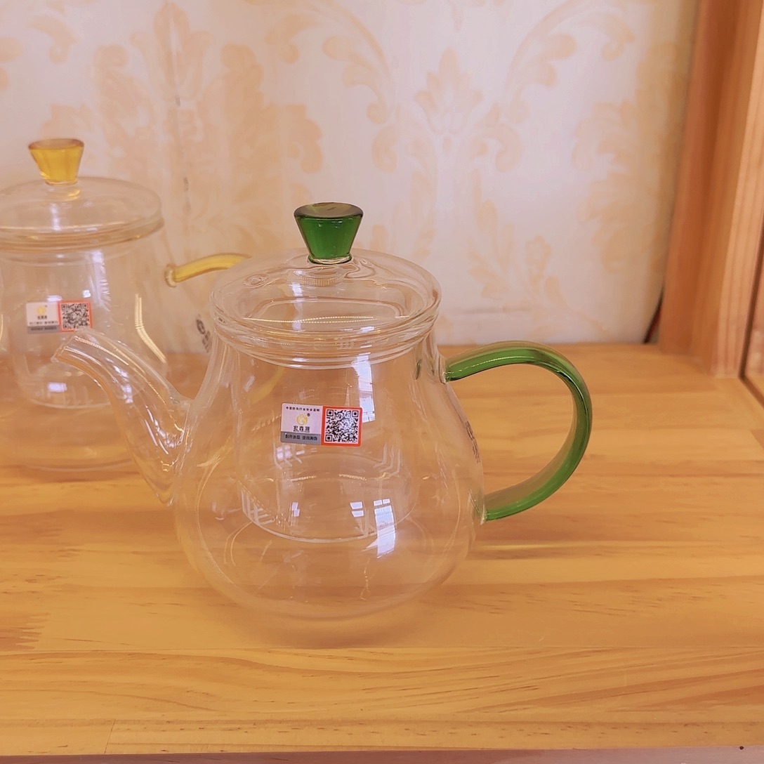 【闪购商品】高硼硅玻璃茶水分离H510绿玻璃