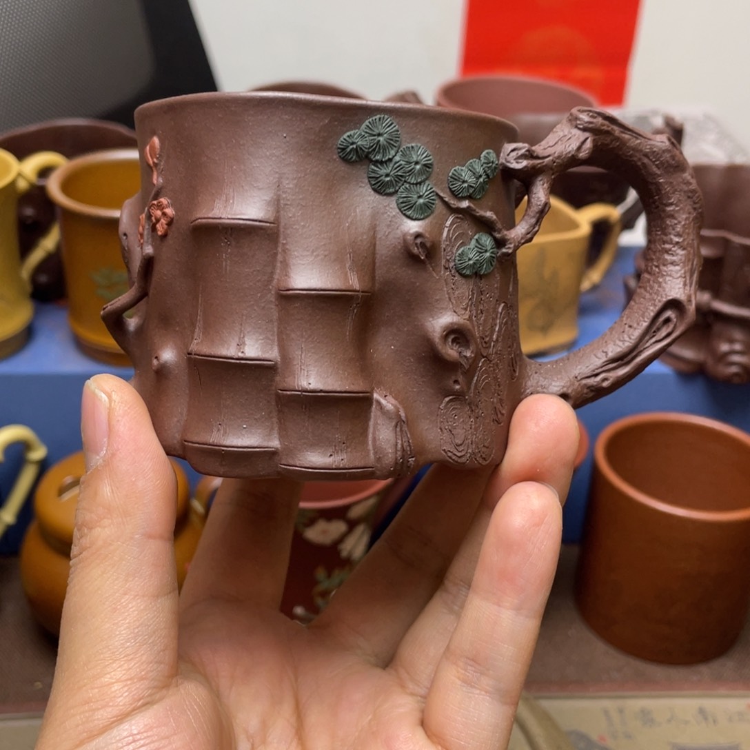 紫砂茶杯紫砂主人杯200cc