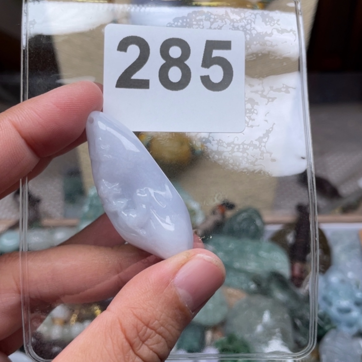 【闪购商品】翡翠颈饰未镶嵌夏***珠翡翠