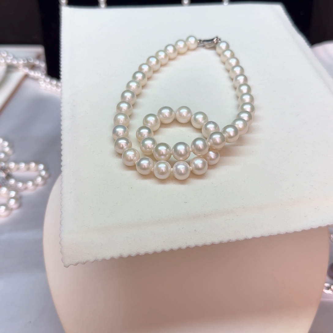 【闪购商品】淡水珍珠项链银S925镶嵌