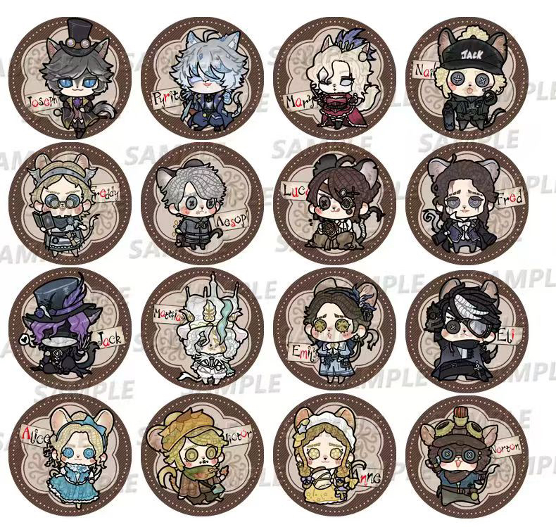 （拆盒）同人周边猫鼠第四弹吧唧盲盒代拆