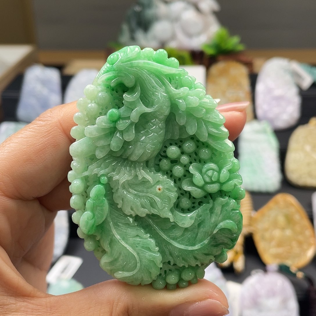 翡翠吊坠(不含链)未镶嵌