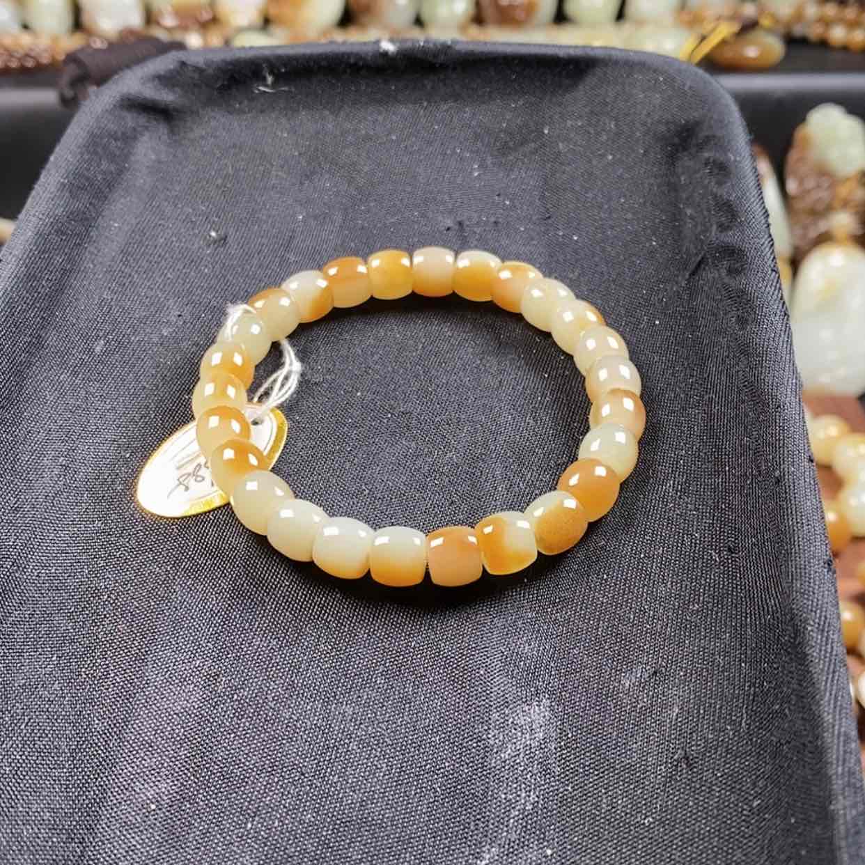 【闪购商品】和田玉（糖玉）手链未镶嵌