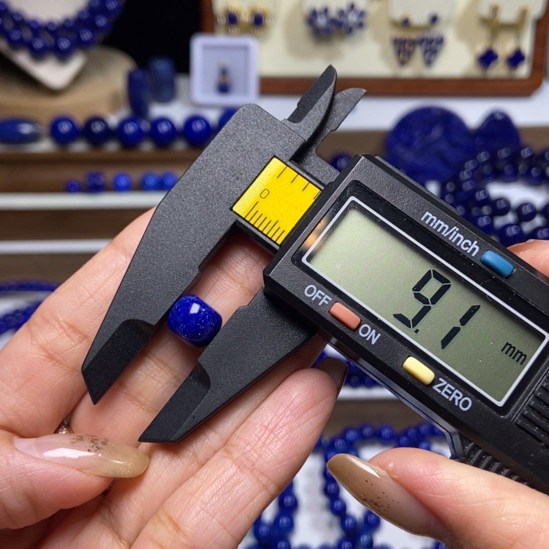 青金石未镶嵌微瑕老型单珠（介意勿拍）