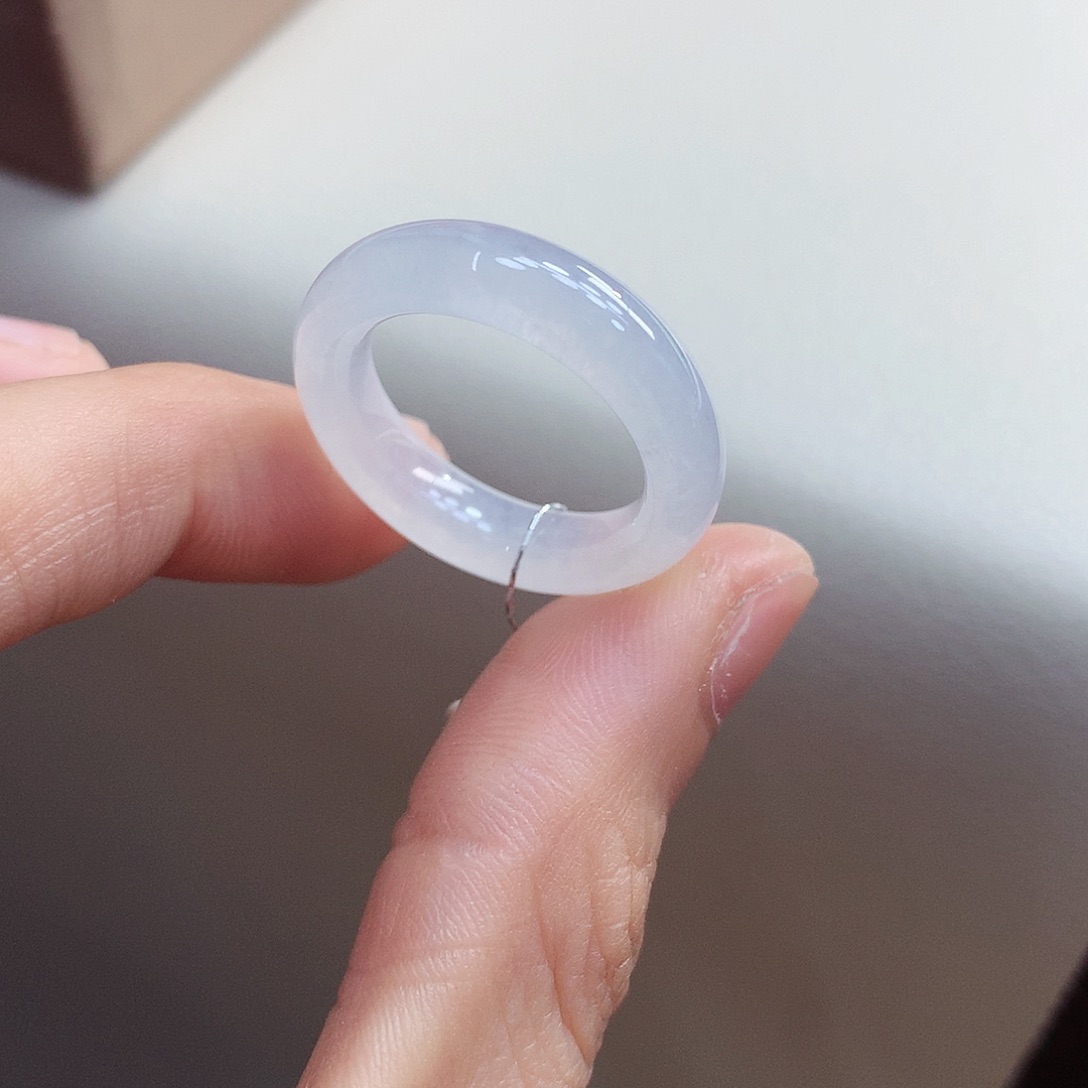 翡翠戒指未镶嵌人***花18号