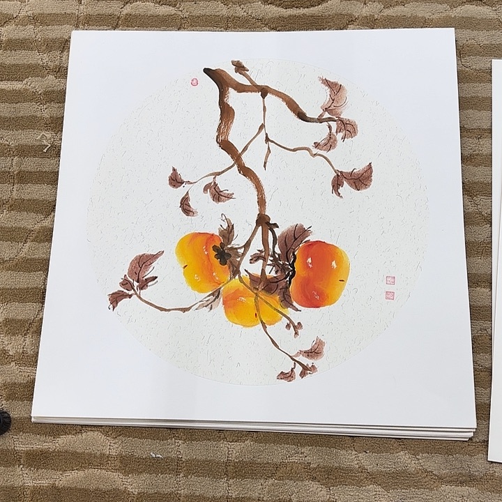 国画花鸟等多种鸟类和