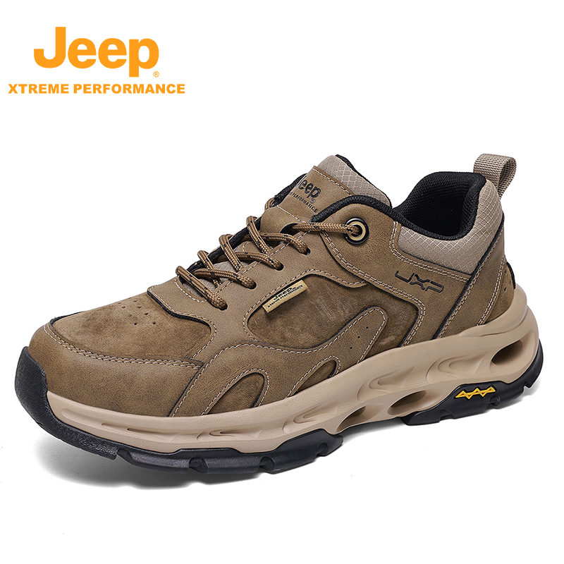 JEEP/吉普秋季户外运动软底休闲运动耐磨轻便透气户外登山徒步鞋