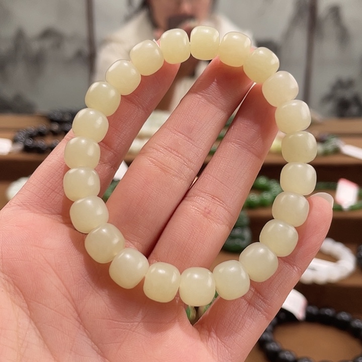 和田玉未镶嵌手链