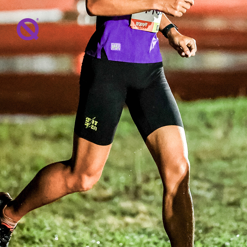 轻功雷打不动弹力怪训练五分紧身裤夏季男款女款跑步跑步速干裤子