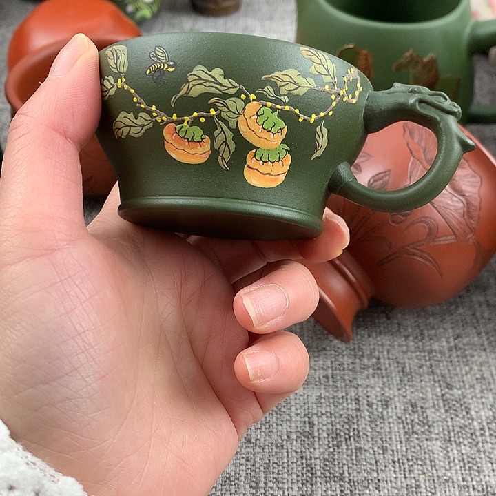 紫砂茶杯高端主人杯