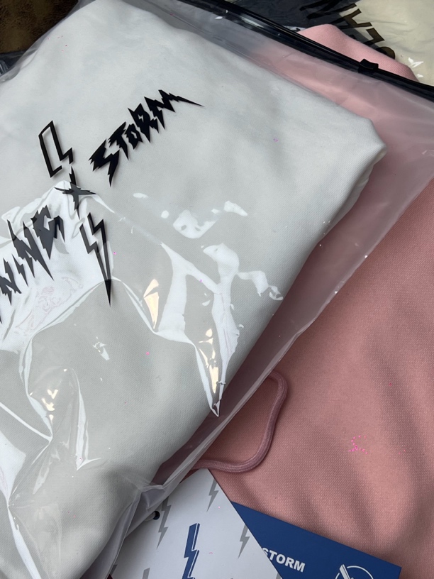 闪电LS正品/尾货简约字母Logo卫衣-男女同款