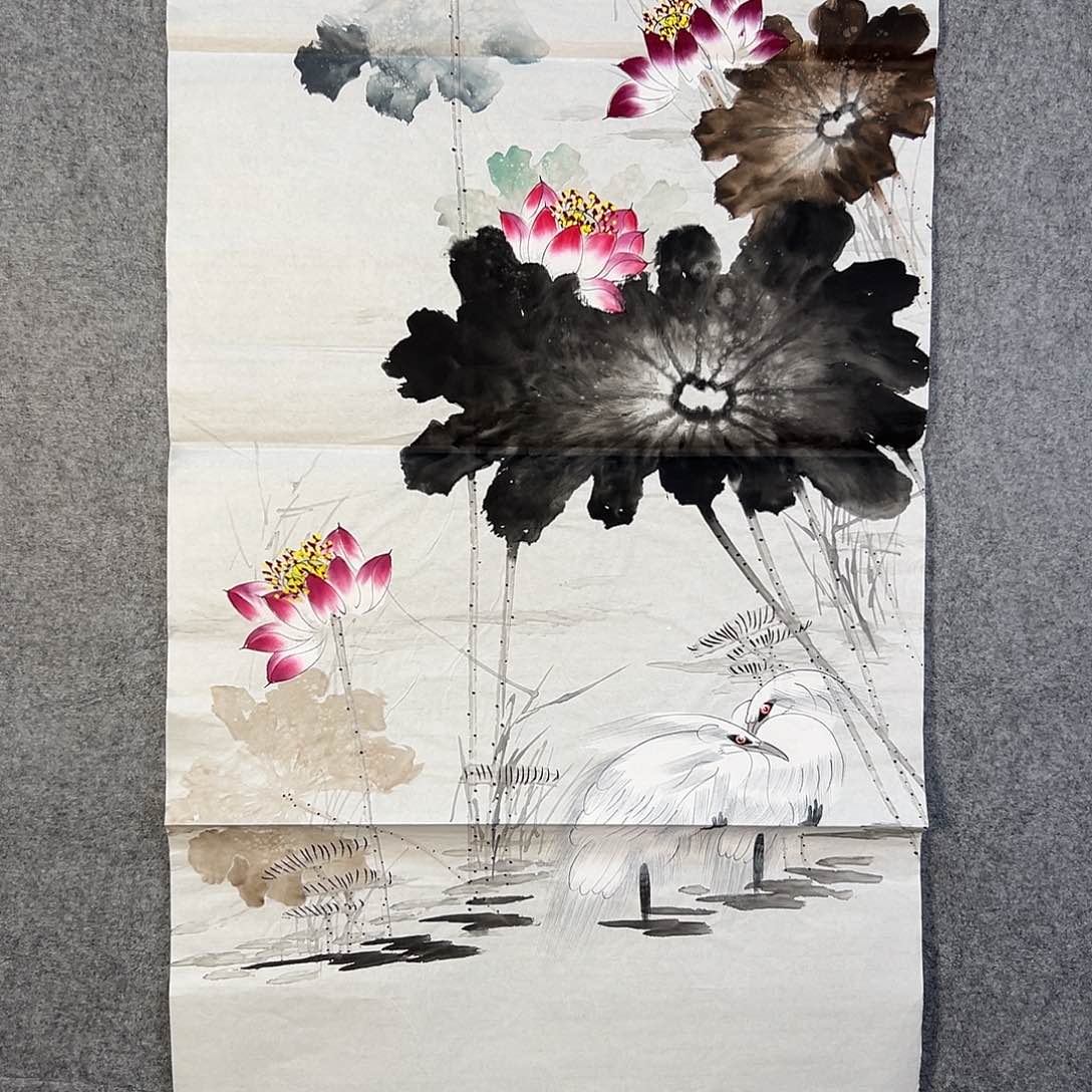 国画608 花鸟在此处飞翔也不太可能