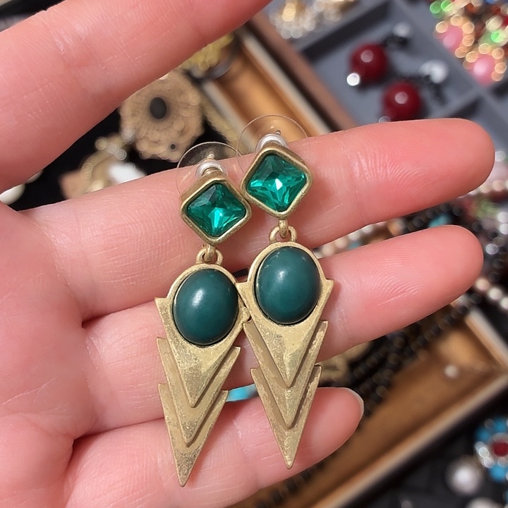 琉璃铜合金合金青岛饰品工厂复古时尚风潮首饰