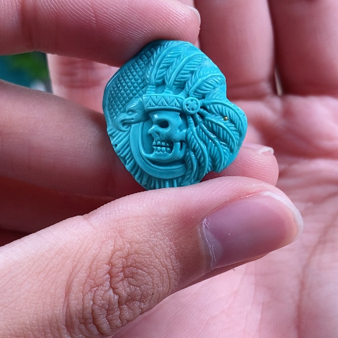 绿松石珠宝奇石未镶嵌