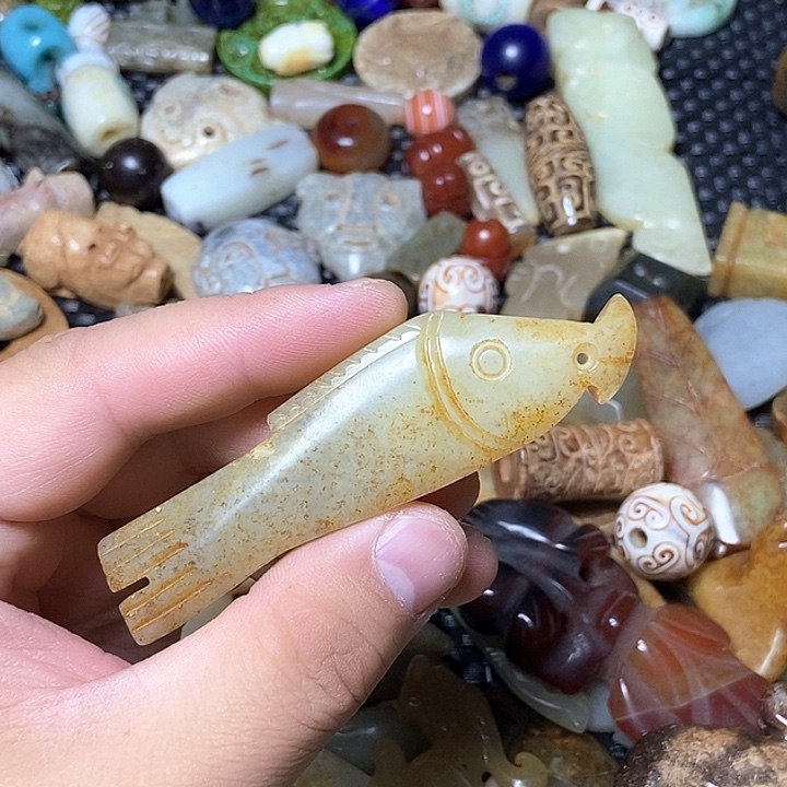 和田玉未镶嵌颈饰117