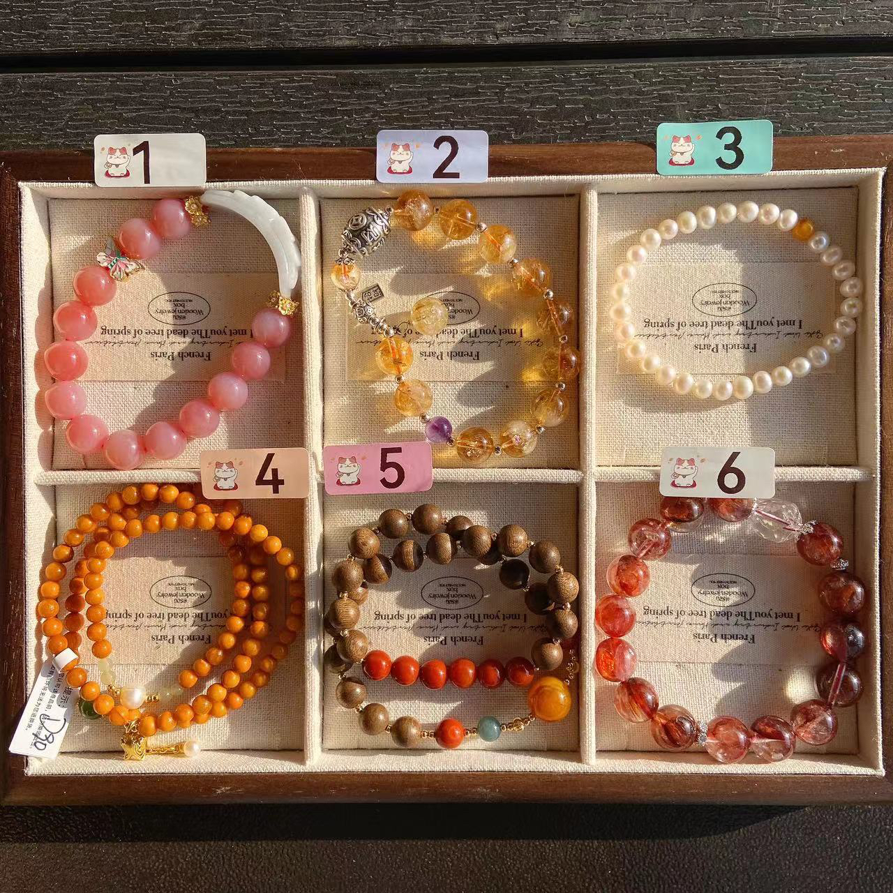 A203 水晶珍珠首饰盘按照对应号拍下发一条