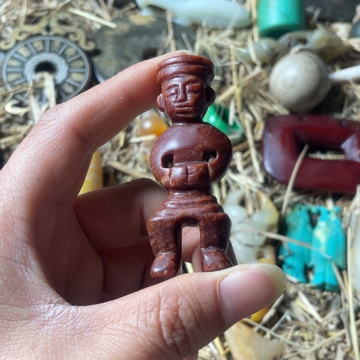 和田玉未镶嵌吊坠(不含链)