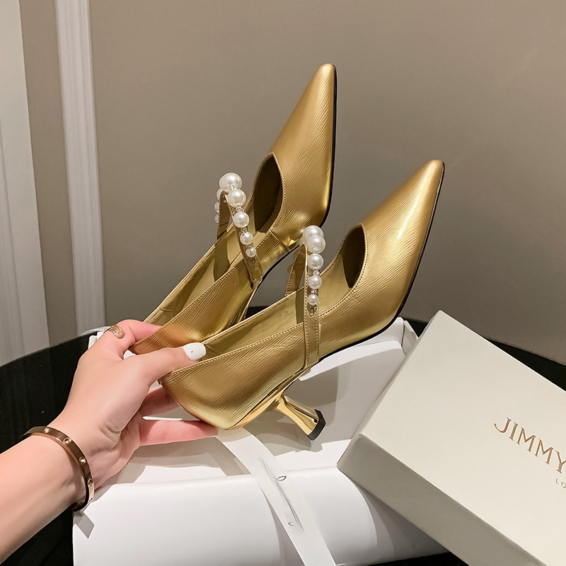 DJ时尚单鞋-A3039金色