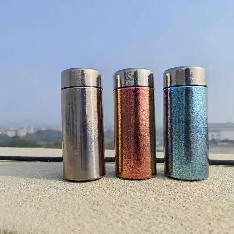 200ML内外纯钛带茶隔口袋保温杯