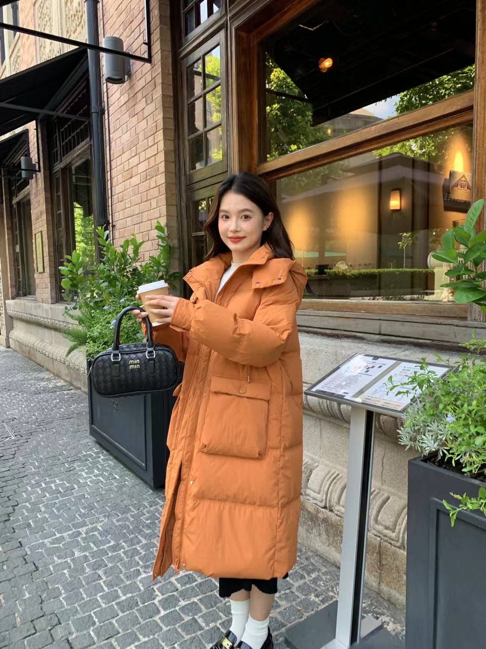 2025新款新国标白鸭绒加厚羽绒服轻奢时尚女连帽冬季A88