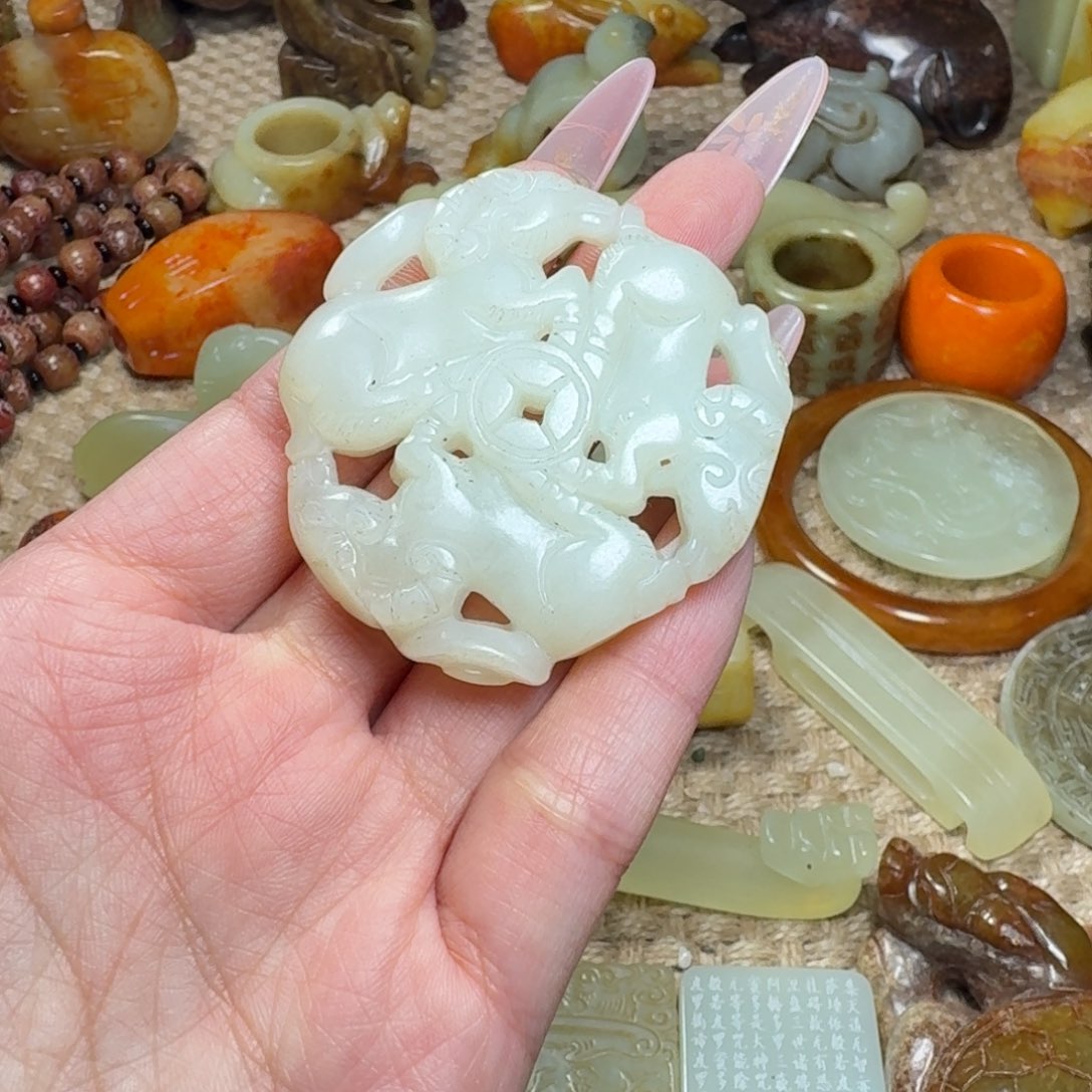 吊坠白玉菩提挂件