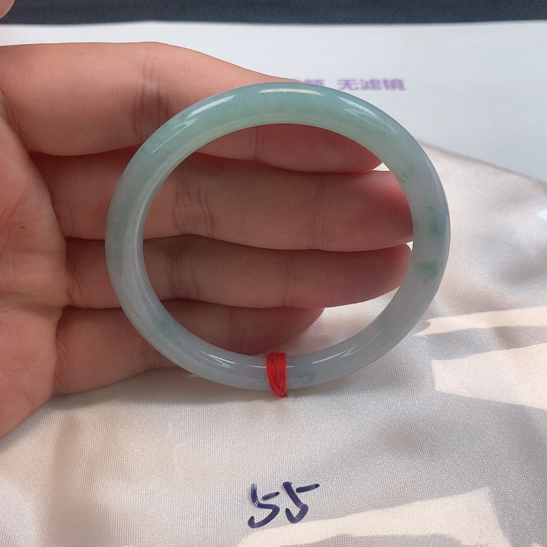 翡翠手镯（圆镯）未镶嵌322号