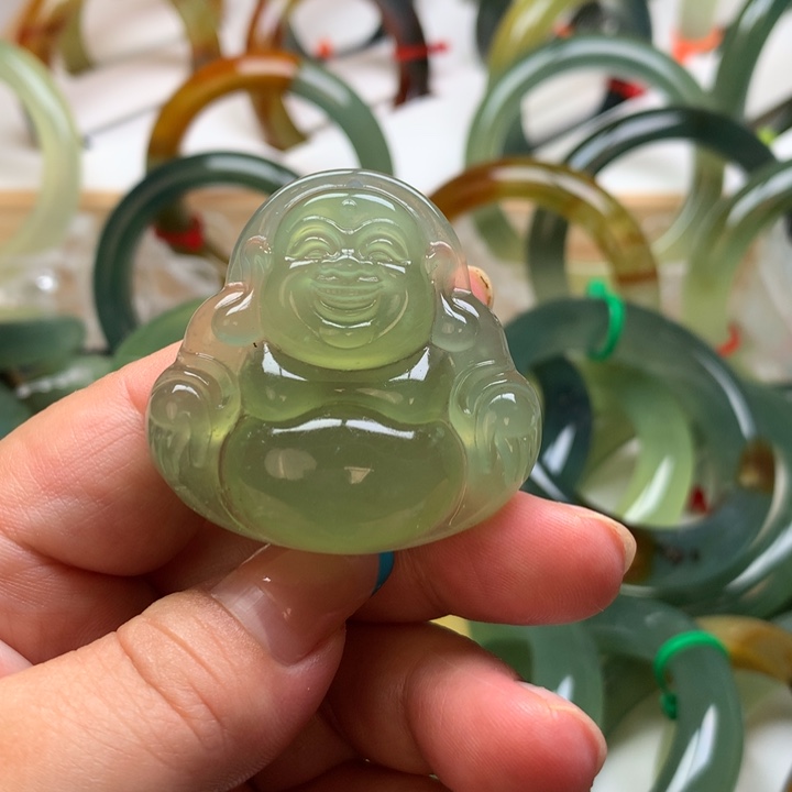 未镶嵌岫玉挂坠挂