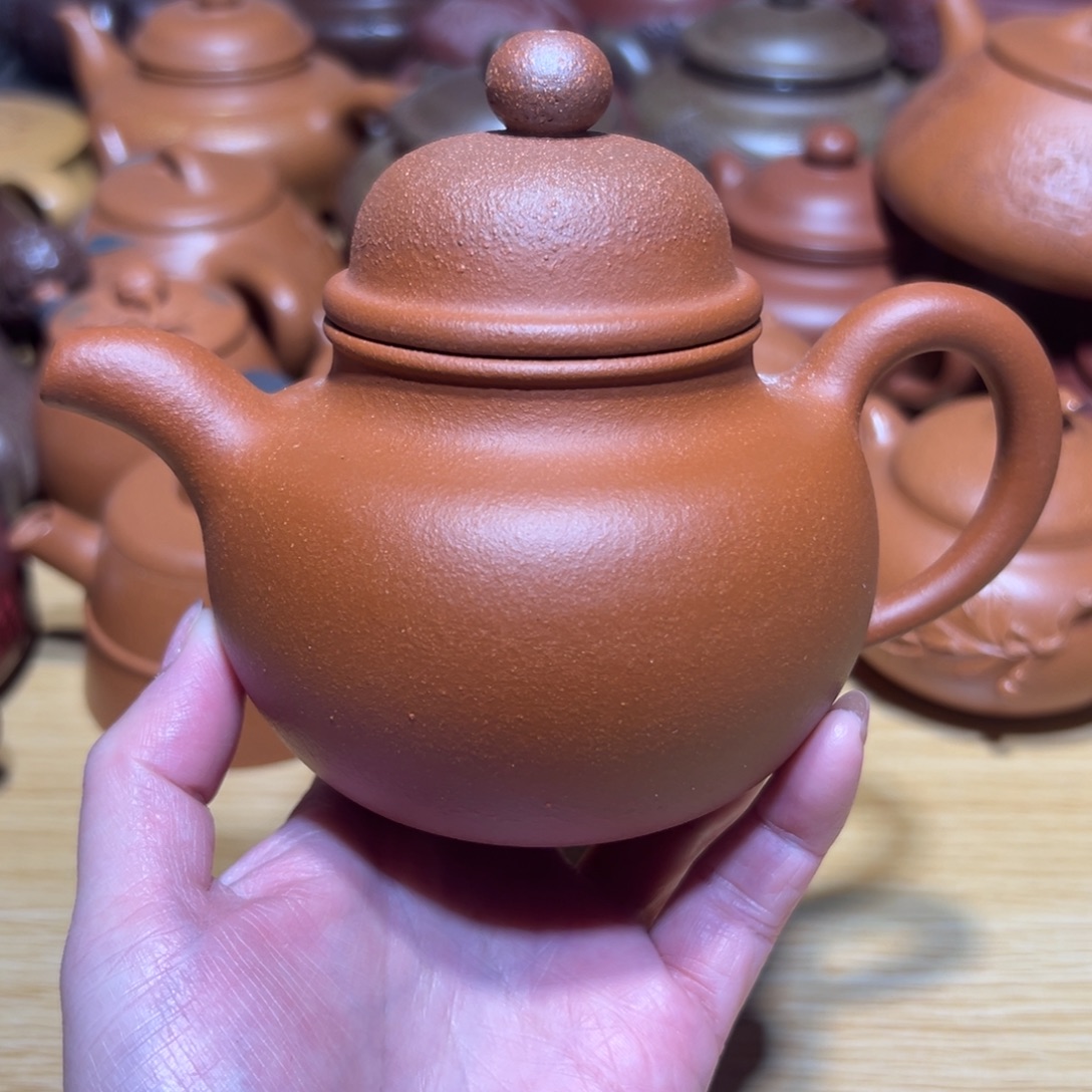 茶壶紫砂宜兴紫荆原矿紫砂250