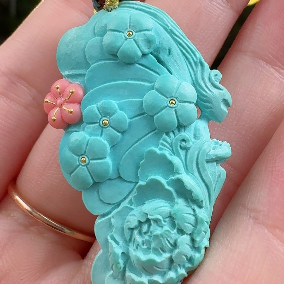 绿松石珠宝奇石未镶嵌