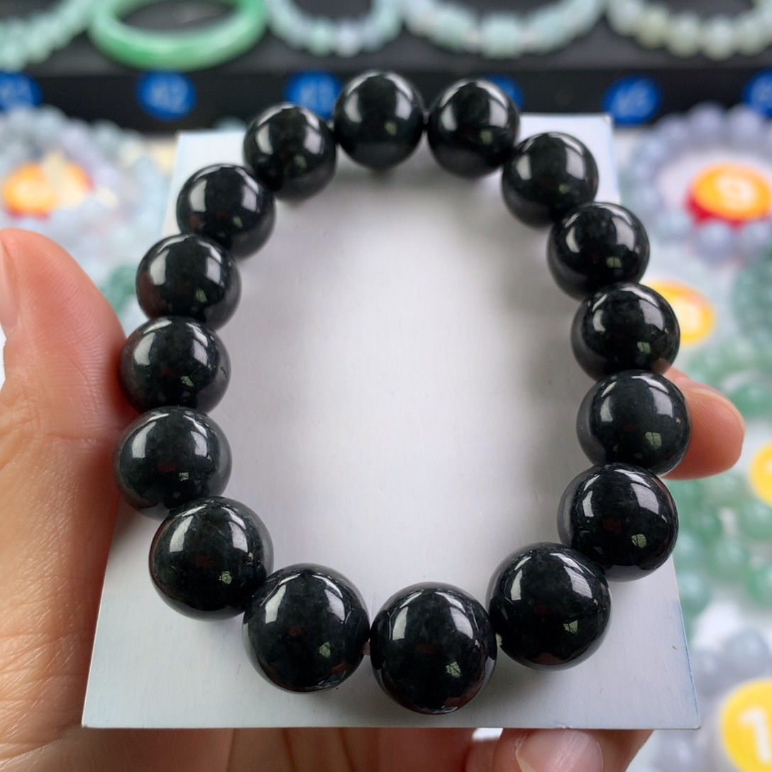 翡翠未镶嵌手链卡13